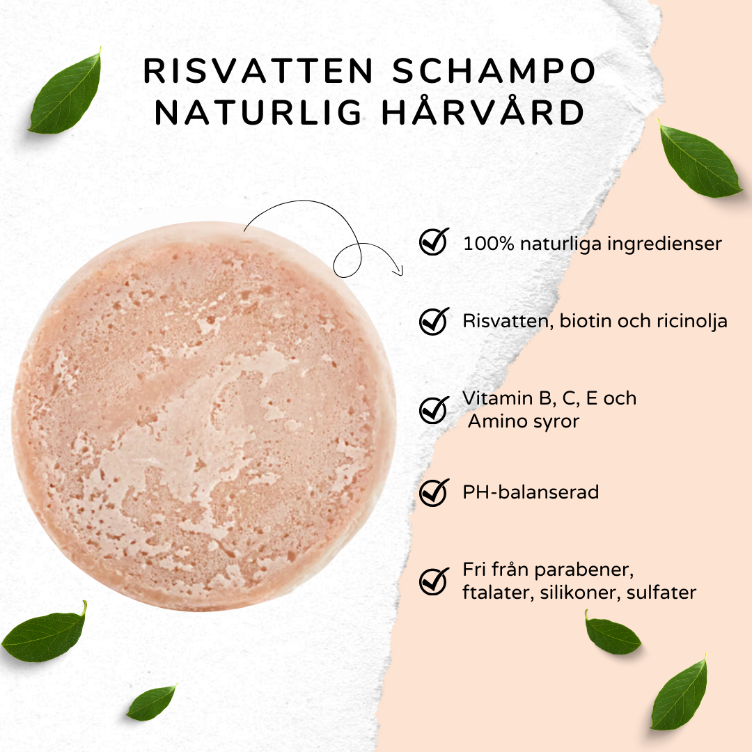 Risvatten Schampo & Balsam för hårväxt